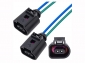 2-Pin Female Coolant Temperature Sensor Wiring Harness 1J0973702 for Audi, Seat, Skoda, VW